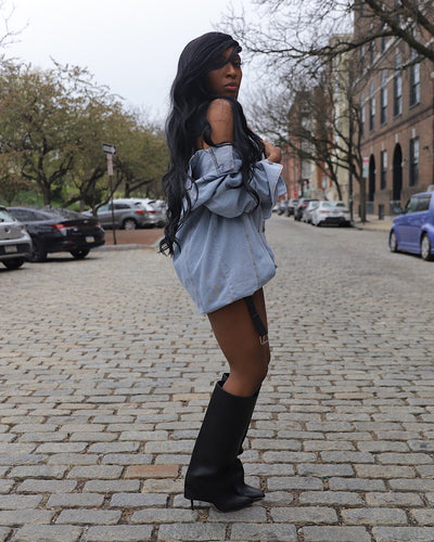 Trifecta Denim Top
