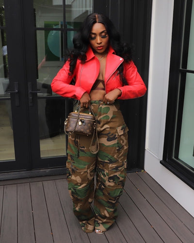 Motorcycle Bae jacket ( Ready to Ship)