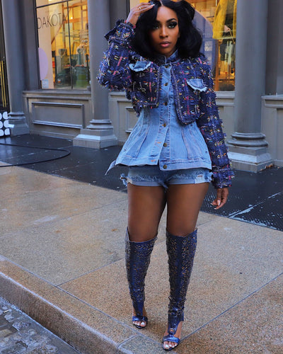 Tweed in Love Denim Jacket