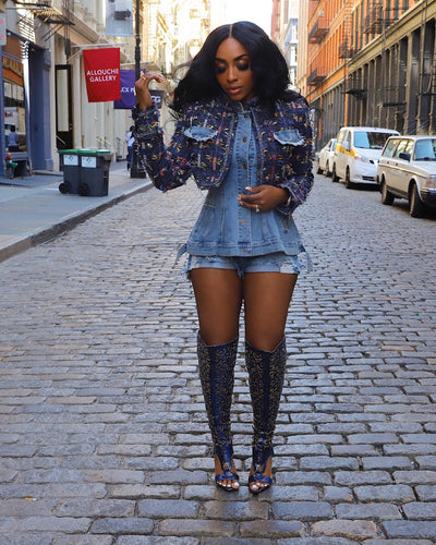 Tweed in Love Denim Jacket