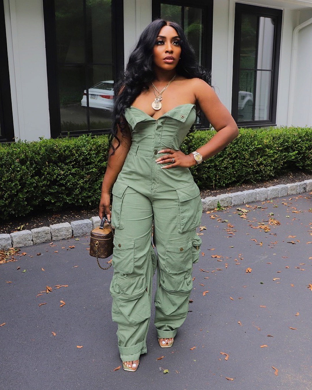 Lover of Cargo Jumpsuit ( Ships 9/31-10/31)