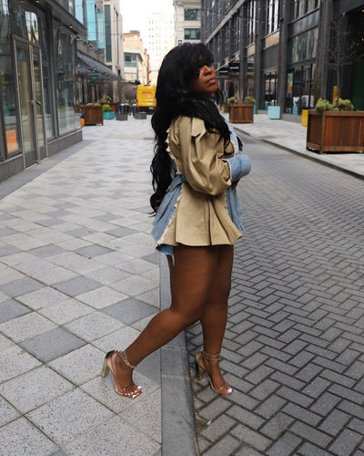 Denim Bliss Peplum Jacket (Pre-order)
