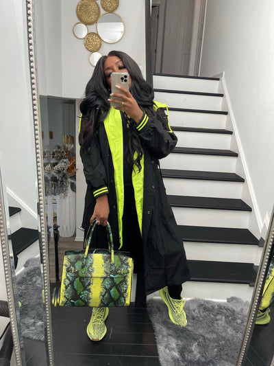 Neon Lights Trench Coat (Pre-order)