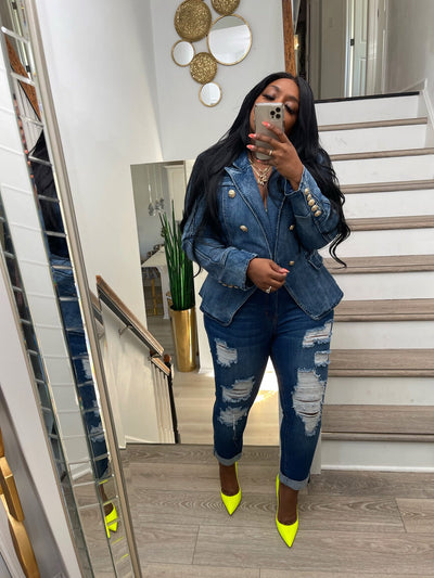 Chic Couture Denim blazer (Pre-order)