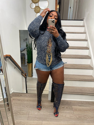 Chained and Linked Sweater (Pre-order)