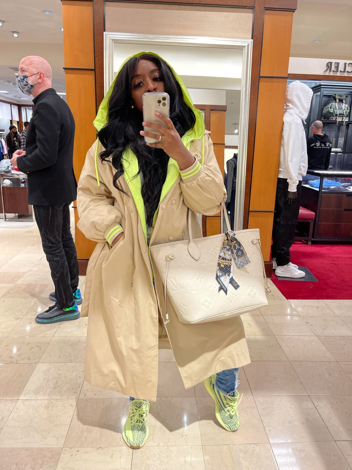 Neon Lights Trench Coat (Pre-order)