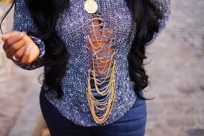 Chained and Linked Sweater (Pre-order)