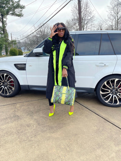 Neon Lights Trench Coat (Pre-order)