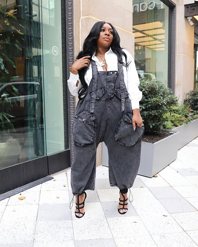 High Fashion Denim Jumpsuit (Pre-Order)
