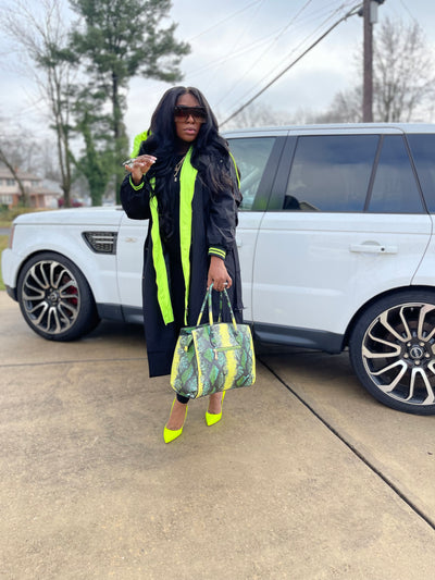 Neon Lights Trench Coat (Pre-order)