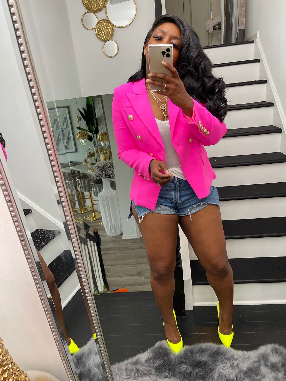 Chic Couture Double Breasted Blazer (Pre-order)