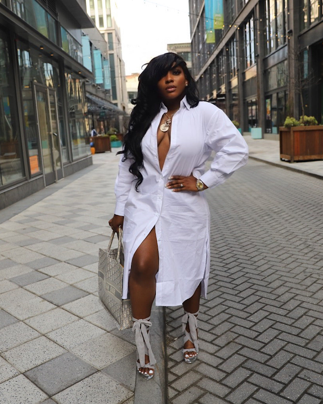 Pristine Button down dress Pre order