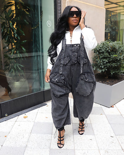 High Fashion Denim Jumpsuit (Pre-Order)