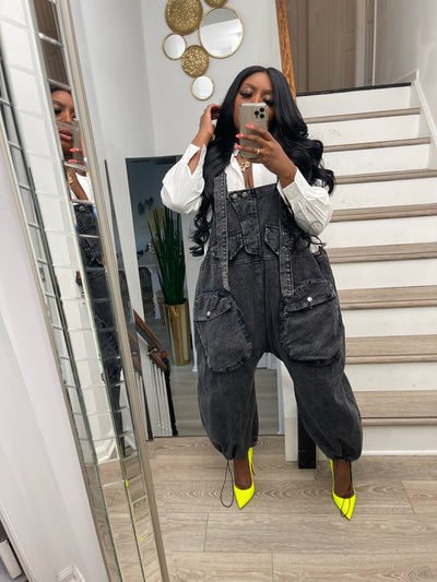 High Fashion Denim Jumpsuit (Pre-Order)