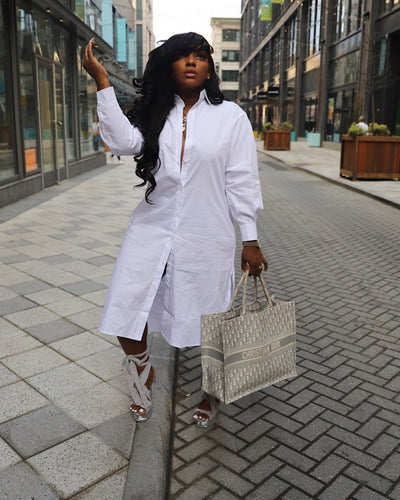 Pristine Button down dress Pre order