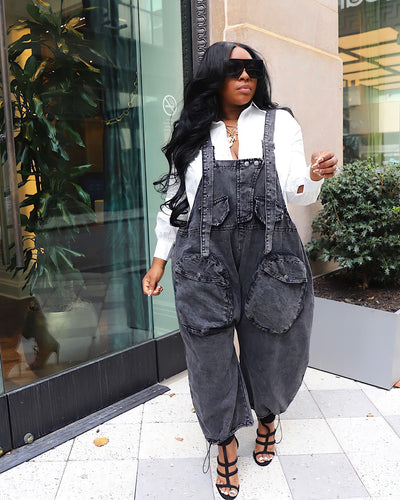 High Fashion Denim Jumpsuit (Pre-Order)